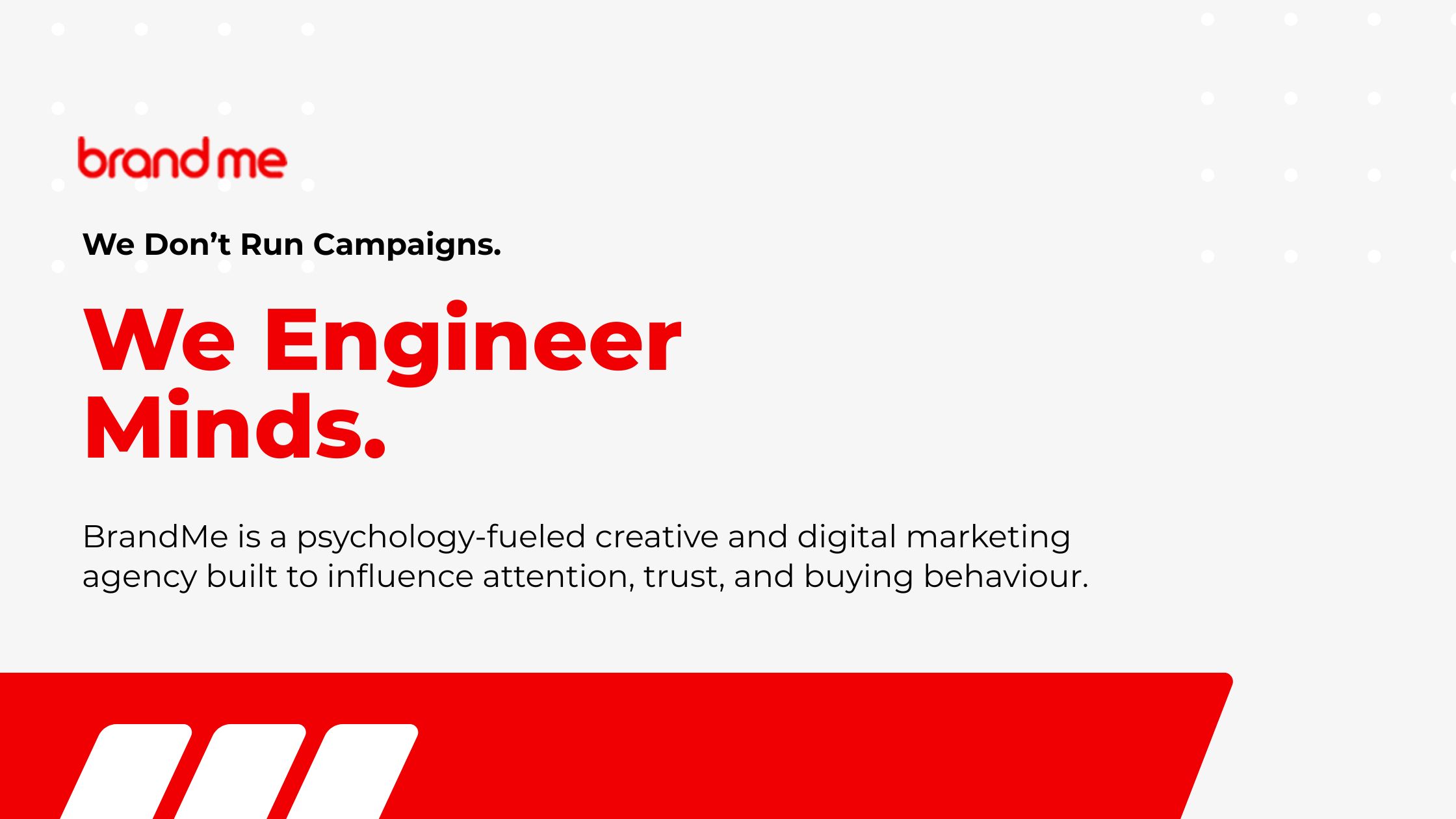 Why BrandMe Is Not Just Another Creative Agency